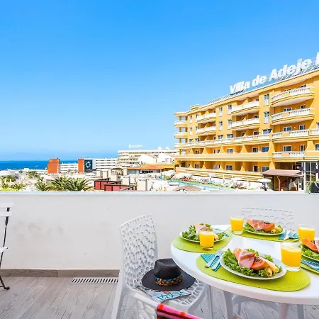 Apartmán 97 Hermosa Marina Primavera Con Terraza Y Piscina Costa Adeje (Tenerife)